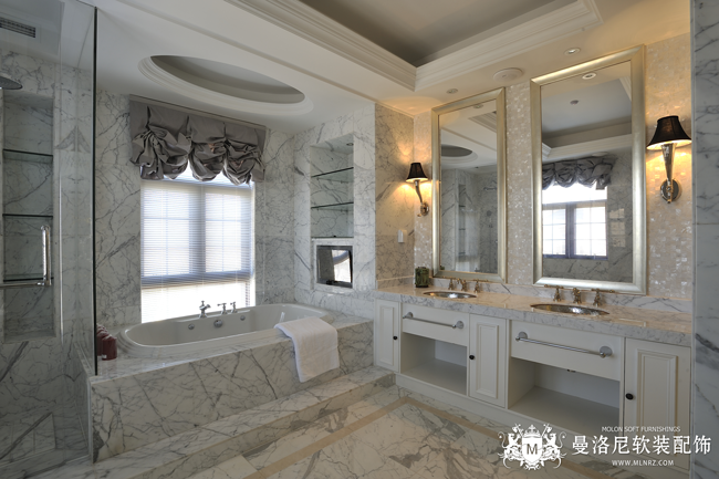 东方普罗旺斯简约美式风格整体软装浴室