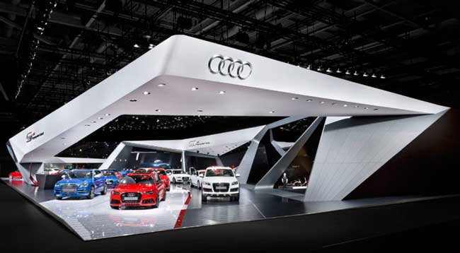 巴黎车展Audi奥迪展台设计3