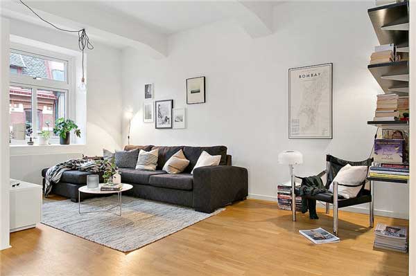 瑞典哥德堡67平米工业元素风格的公寓设计7