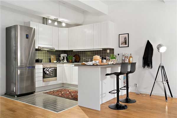 瑞典哥德堡67平米工业元素风格的公寓设计4