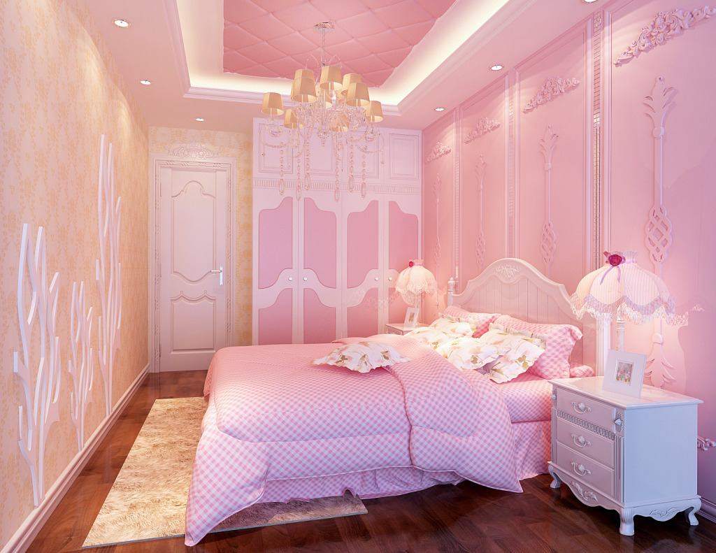 粉色室内软装饰